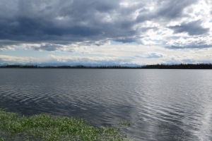 Lakeside campground in Tetlin NWR